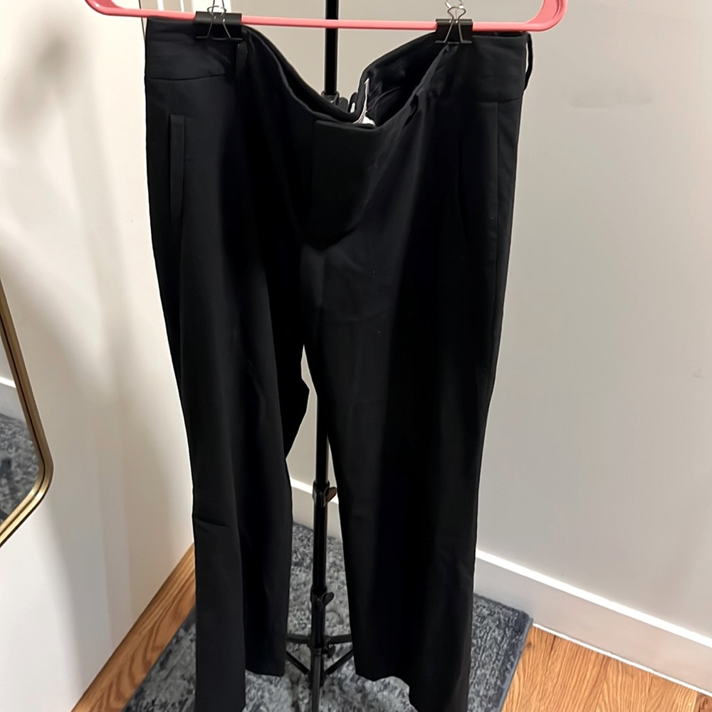 Black wide legged pants